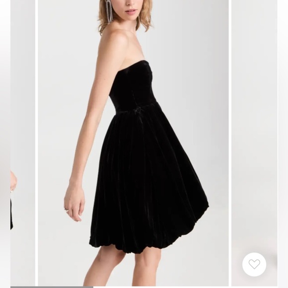 Cara Cara Veronica velvet dress in Black - Picture 6 of 9